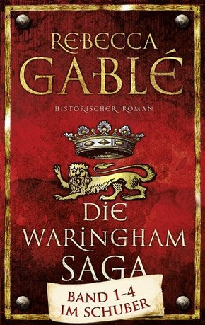 Rebecca Gablé - Die Waringham-Saga (4 Bücher, Schuber eingerissen)