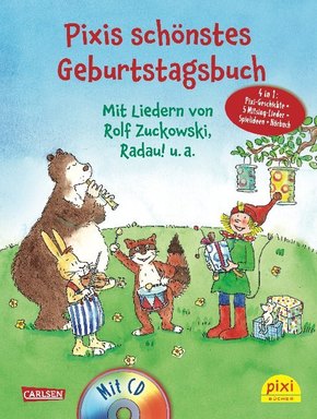 Pixi Bücher: Pixis schönstes Geburtstagsbuch, m. Audio-CD