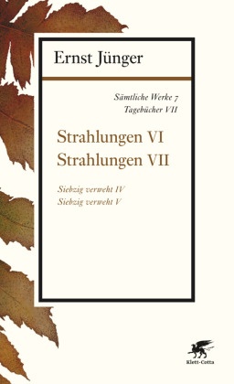Sämtliche Werke: Strahlungen; Abt.1. Tagebücher - Tl.6