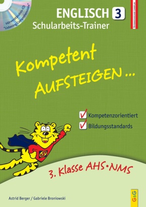 Kompetent Aufsteigen Englisch 3 - Schularbeits-Trainer mit CD - Tl.3