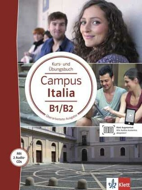 Campus Italia Kurs- und Übungsbuch B1/B2, m. 2 Audio-CDs