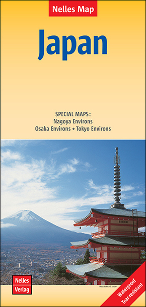 Nelles Map Japan, Polyart-Ausgabe. Japon / Japón