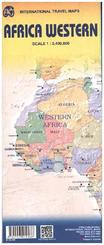 International Travel Map ITM Africa Western