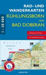 Rad- und Wanderkarten-Set: Kühlungsborn und Bad Doberan, 2 Bl.