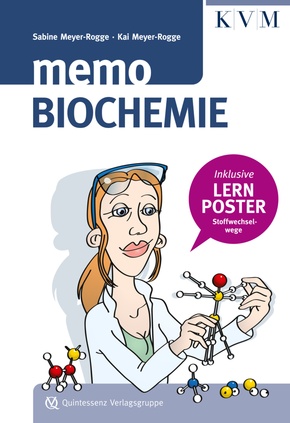 Memo Biochemie, m. Lernposter der Stoffwechselwege