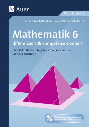 Mathematik 6 differenziert u. kompetenzorientiert, m. 1 CD-ROM