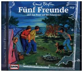 Fünf Freunde - und das Feuer auf der Felseninsel, 1 Audio-CD