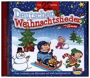 Lena, Felix & die Kita-Kids - Die 22 besten deutschen Weihnachtslieder, 1 Audio-CD