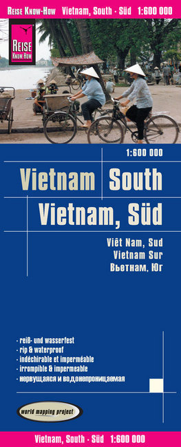 Reise Know-How Landkarte Vietnam Süd (1:600.000). South Vietnam / Viet Nam sud / Vietnam sur -