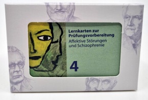 Heilpraktiker Psychotherapie: Affektive Störungen und Schizophrenie, 200 Lernkarten