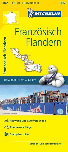 Michelin Karte Französisch Flandern