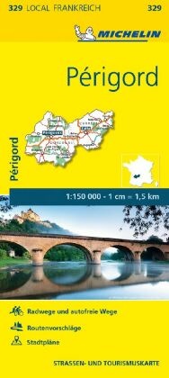 Michelin Karte Périgord. Corrèze, Dordogne