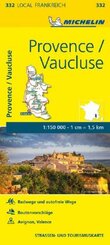 Michelin Karte Provence, Vaucluse