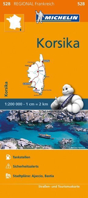 Michelin Karte Korsika. Corse -