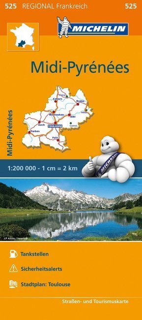 Michelin Karte Midi-Pyrénées