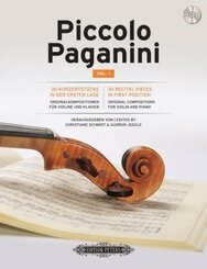 Piccolo Paganini, für Violine und Klavier, m. Audio-CD - Bd.1