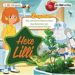 Hexe Lilli: Das verrückte Roboterhaus & Das Geheimnis der verschwundenen Bienen, 1 Audio-CD