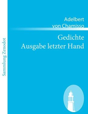 Gedichte Ausgabe letzter Hand