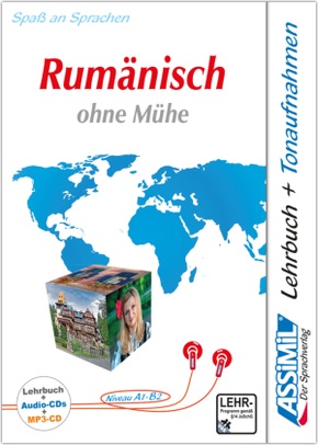 ASSiMiL Rumänisch ohne Mühe: Lehrbuch + 4 Audio-CDs + 1 mp3-CD