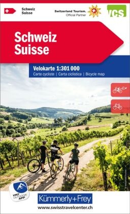 Kümmerly+Frey Karte Schweiz Velokarte