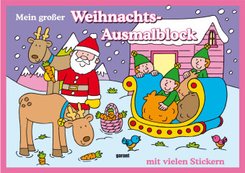Mein großer Weihnachts-Ausmalblock - Bd.1