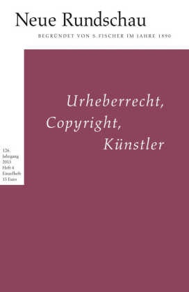 Urheberrecht, Copyright, Künstler. - 126. Jgg. / H.4