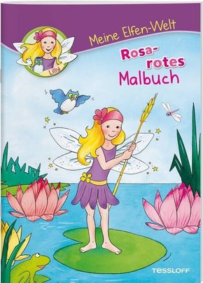 Meine Elfen-Welt - Rosarotes Malbuch