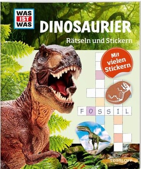 Dinosaurier, Rätseln und Stickern - Was ist Was, Rätseln und Stickern