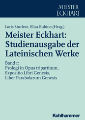 Meister Eckhart: Studienausgabe der Lateinischen Werke - Bd.1,2