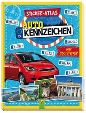 Sticker-Atlas Autokennzeichen