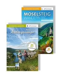 Moselsteig & Seitensprünge Geschenk-Set: Die schönsten Strecken- und Rundwege an der Mosel, 2 Bde., m. 2 Karten