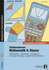 Stationenlernen Mathematik 9. Klasse, m. 1 CD-ROM