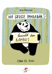 Der große Panda: Der große Panda lauscht dem Bambus