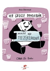 Der gro&szlig;e Panda macht eine Teezeremonie