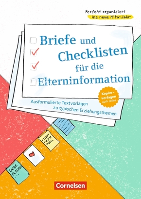 Briefe und Checklisten für die Elterninformation