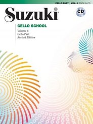 Suzuki Cello School Cello Part & CD, Volume 6 (Revised) - Vol.6