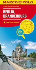 MARCO POLO Regionalkarte Deutschland 04 Berlin, Brandenburg 1:200.000; Berlin, Brandenbourg