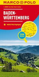 MARCO POLO Regionalkarte Deutschland 11 Baden-Württemberg 1:200.000. Bade-Wurtemberg