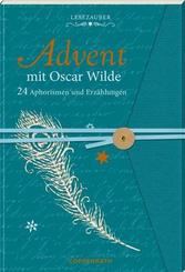 Advent mit Oscar Wilde, Briefbuch zum Aufschneiden