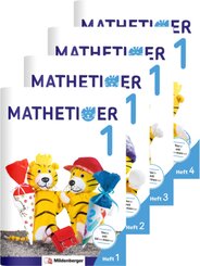 Mathetiger 1 - Heftausgabe, m. 1 CD-ROM, m. 6 Beilage, 4 Teile