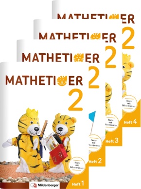 Mathetiger 2 - Heftausgabe, m. 1 CD-ROM, 4 Teile