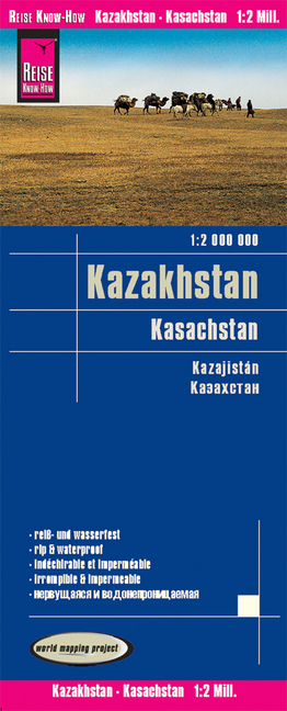 Reise Know-How Landkarte Kasachstan / Kazakhstan (1:2.000.000)