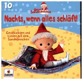 Unser Sandmännchen - Nachts, wenn alles schläft, 1 Audio-CD