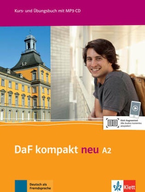 DaF kompakt neu: Kurs- und Übungsbuch A2, m. MP3-CD