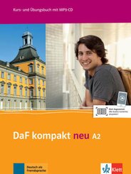 DaF kompakt neu: Kurs- und Übungsbuch A2, m. MP3-CD