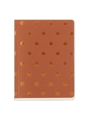 Notizbuch A6 "Shimmer" Midi Polka - Copper