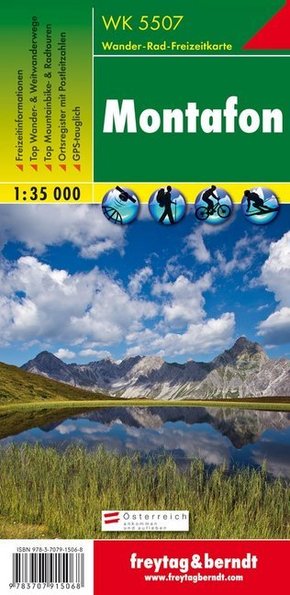 Freytag & Berndt Wander-, Rad- und Freizeitkarte Montafon
