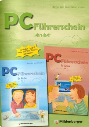 PC-Führerschein für Kinder: PC-Führerschein - Anleitung für Lehrkräfte für die Hefte 1 und 2