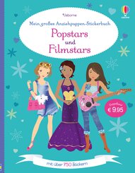 Mein großes Anziehpuppen-Stickerbuch: Popstars und Filmstars