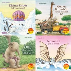 Maxi-Pixi-Box 55: Tiergeschichten von Hans de Beer (4x5 Exemplare) (20 Expl. (4 Titel))